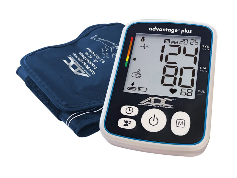 ADC Advantage™ Plus 6121 Automatic Upper-Arm Digital BP Monitor