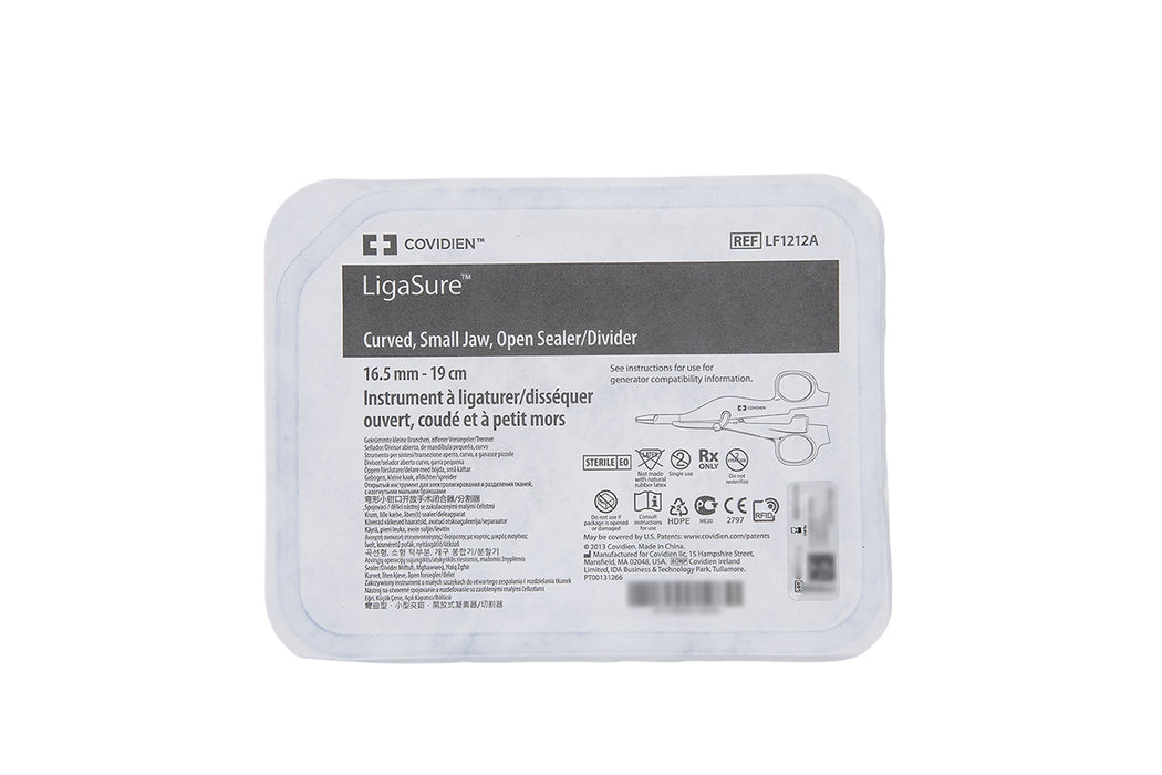 Covidien LF1212A Ligasure Nano-Coated Curved Large Jaw Open Procedure Sealer, New