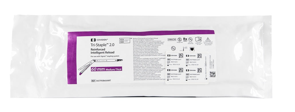 Covidien SIGTRSB60AMT Signia Tri-staple 2.0 Reinforced Intelligent Reload, 60mm, New