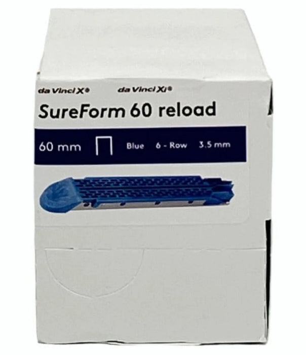 Intuitive Surgical 48360B DaVinci XI SureForm 60 Reload, 3.5MM 6 Row, Blue, Box of 12