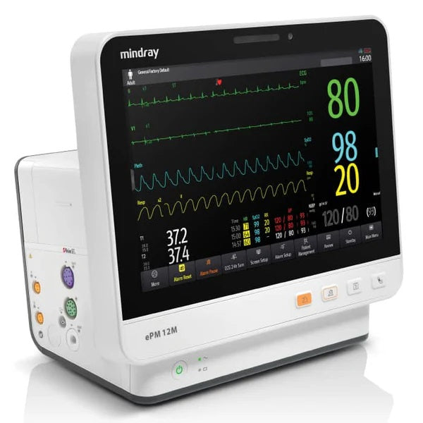 Mindray ePM12m Patient Monitor, Refurbished