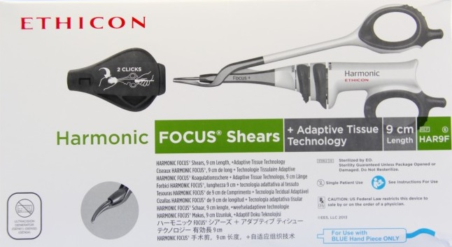 Ethicon Har9F Harmonic Focus Shears 9cm Length