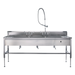 Blickman Decontamination Station 116"W x 30"D