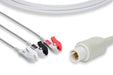 Mortara > Burdick Compatible Direct-Connect ECG Cable