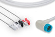 Stryker > Medtronic > Physio Control Compatible Direct-Connect ECG Cable