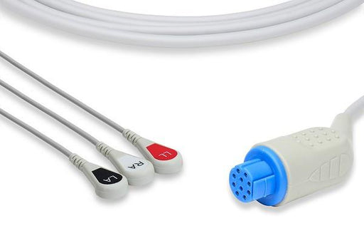 Datex Ohmeda Compatible Direct-Connect ECG Cable