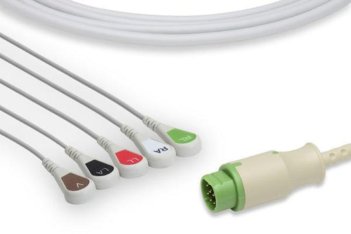 Siemens Compatible Direct-Connect ECG Cable