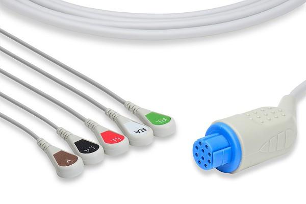 Datex Ohmeda Compatible Direct-Connect ECG Cable - Alternative Source Medical