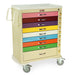 Harloff M-Series Tall Pediatric Crash Cart, Standard Width, Nine Drawers