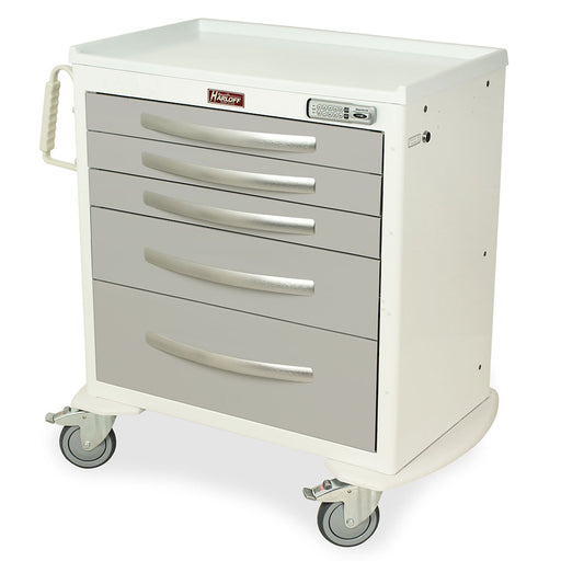 Harloff A-Series Lightweight Aluminum Medical Cart, Short Height