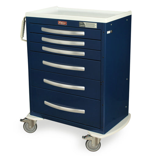 Harloff A-Series Lightweight Aluminum Anesthesia Cart, Tall Height, Standard Width