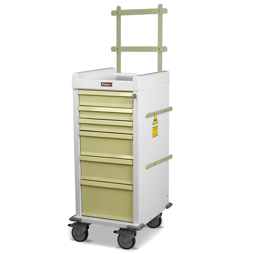 Harloff Narrow MR-Conditional Anesthesia Cart