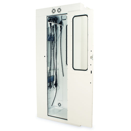 Harloff SureDry Pass Through Scope Cabinet with Dri-Scope Aid®, 10-Scope Capacity, Key Lock