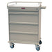 Harloff Punch Card 480 Capacity Medication Cart