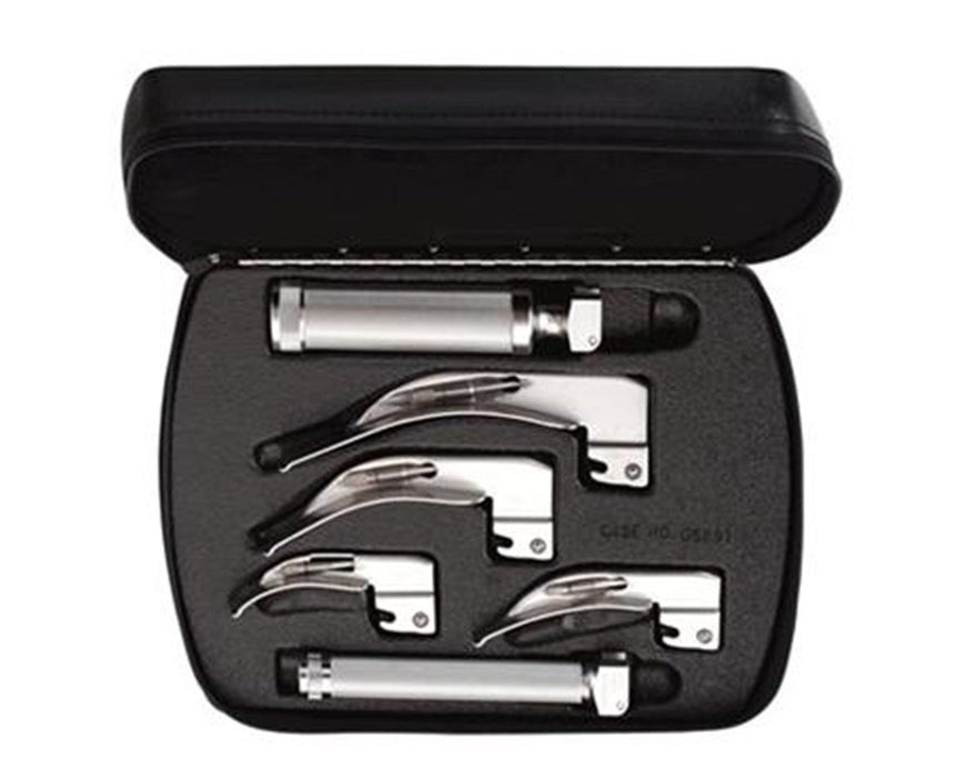 Welch Allyn 68096 Standard (Lamp) Miller Laryngoscope Set with Case - Alternative Source Medical