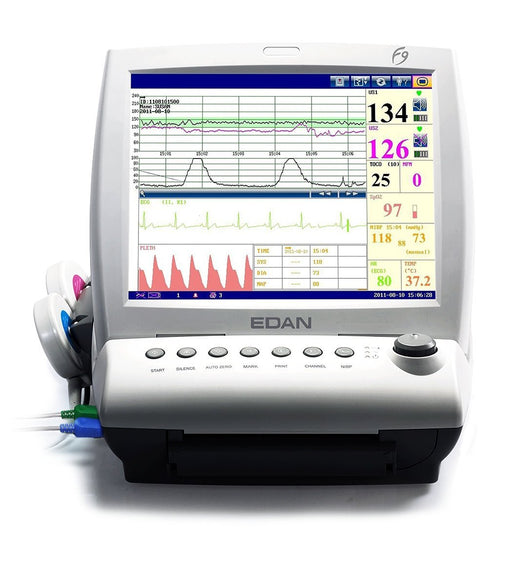 Edan F9 Express Fetal/Maternal Monitor with DECG/IUP and Touch Screen - Alternative Source Medical