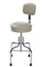 Pedigo Adjustable Chrome Operating Room Stool With Backrest - Alternative Source Medical