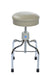 Pedigo Adjustable Stainless Steel Stool with Round Cushioned Seat - Alternative Source Medical