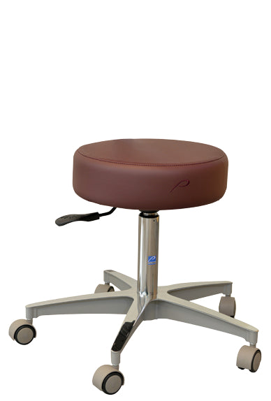 Pedigo Hand Pneumatic Height Adjustment and Aluminum Base Exam Stools - Alternative Source Medical