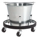 Brewer Stainless Steel Kick Bucket with Frame - Alternative Source Medical