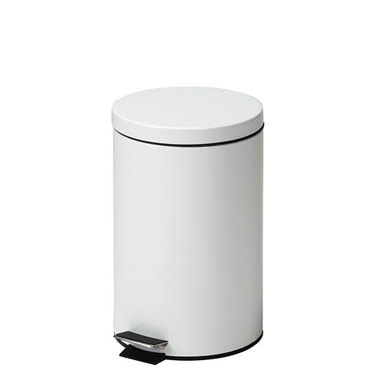 Clinton Small Round White Waste Receptacle - Alternative Source Medical