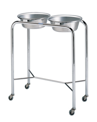 Pedigo Chrome Double Basin Stand - Alternative Source Medical