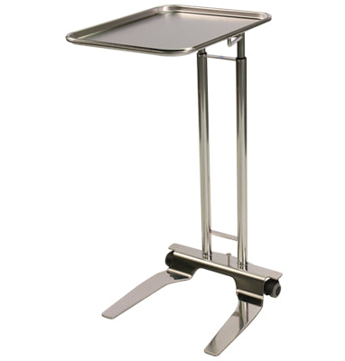 Pedigo SS Foot Operated Mayo Stand With 16.25" x 21.25" Tray - Alternative Source Medical