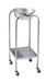 Pedigo Stainless Steel Single Basin Stand With 1 Stainless Steel Basin & Lower Shelf - Alternative Source Medical