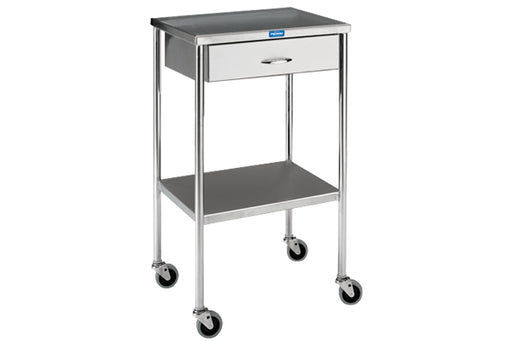 Pedigo Utility Table with Shelf and Drawer (No Rail) - Alternative Source Medical