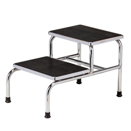 Clinton Chrome Two-Step Step Stool - Alternative Source Medical