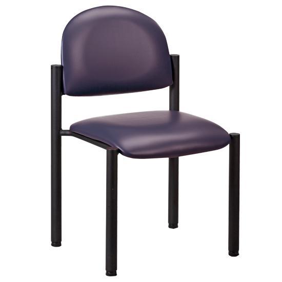 Clinton Black Frame Chair/No Arms - Alternative Source Medical